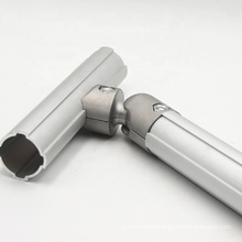 Aluminium alloy lean pipe /tube joint connector for pipe rack system